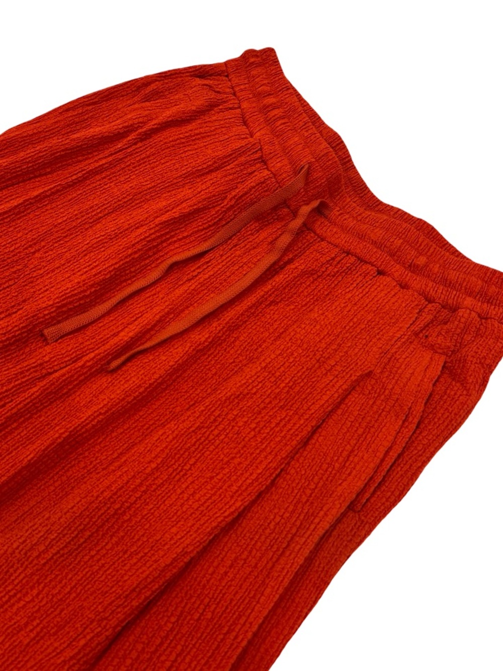 Anthropologie Wide-Leg Drawstring Pants in Rust - Picture 5 of 13